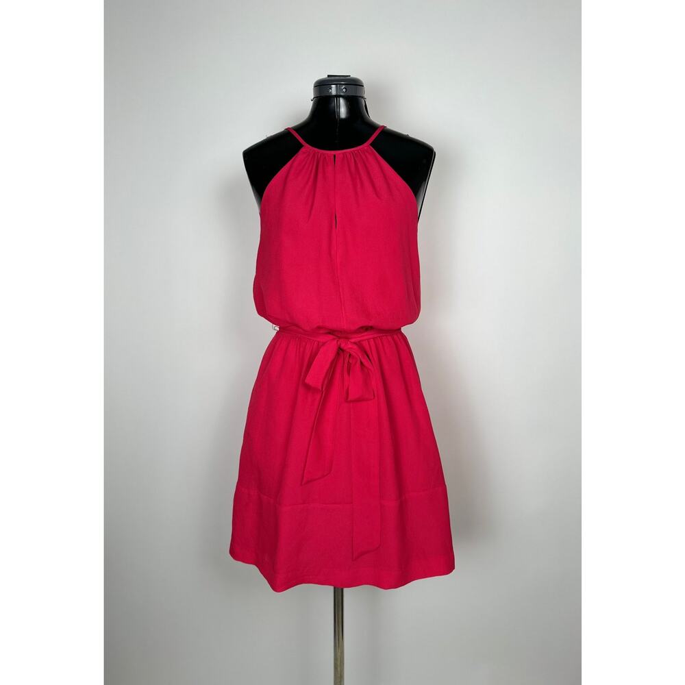 Express Hot Pink Halter Dress